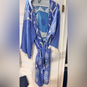 Turkish evil eye robe. One size. Like new